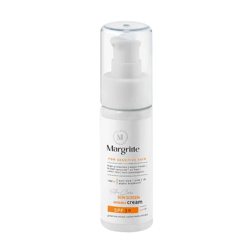 کرم ضد آفتاب مارگریت spf 30 مناسب پوست حساس 50 میلی لیتر