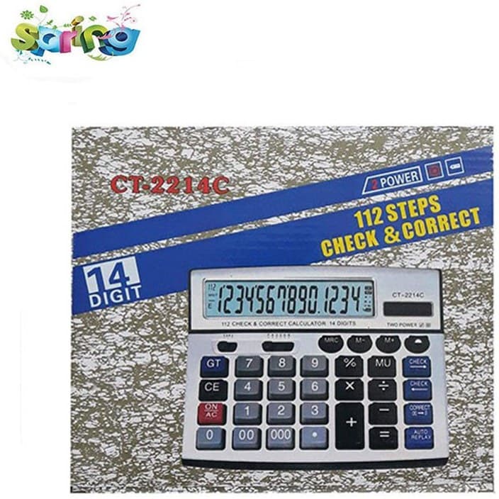ماشین حساب سیتیزن مدل CT-2214C ا Citizen CT-2214C Calculator — تصویر ۶