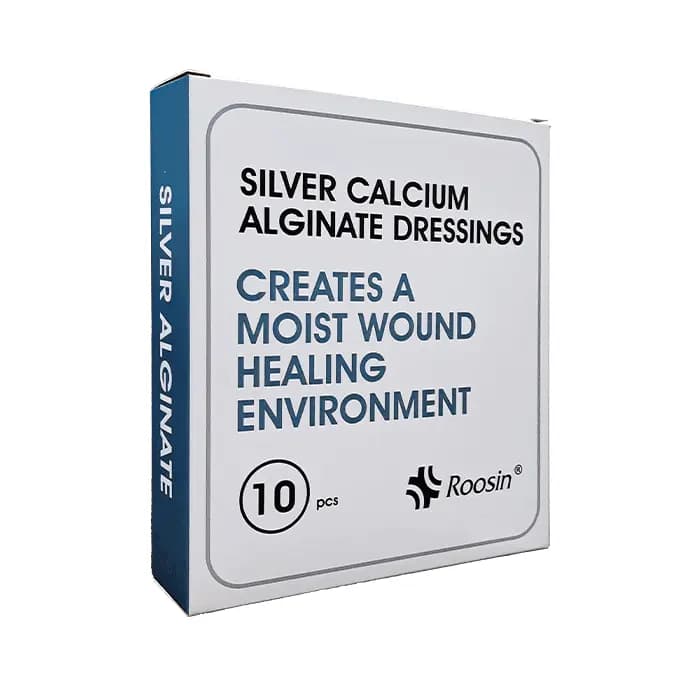 پانسمان آلژینات کلسیم نقره روزین | Roosin Silver Calcium Alginate — تصویر ۴