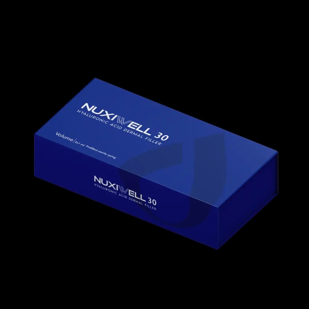 ژل Nuxiwell ۳۰ – فیلر هیالورونیکاسید برای زاویهسازی، رفع چینوچروک و حجمدهی صورت