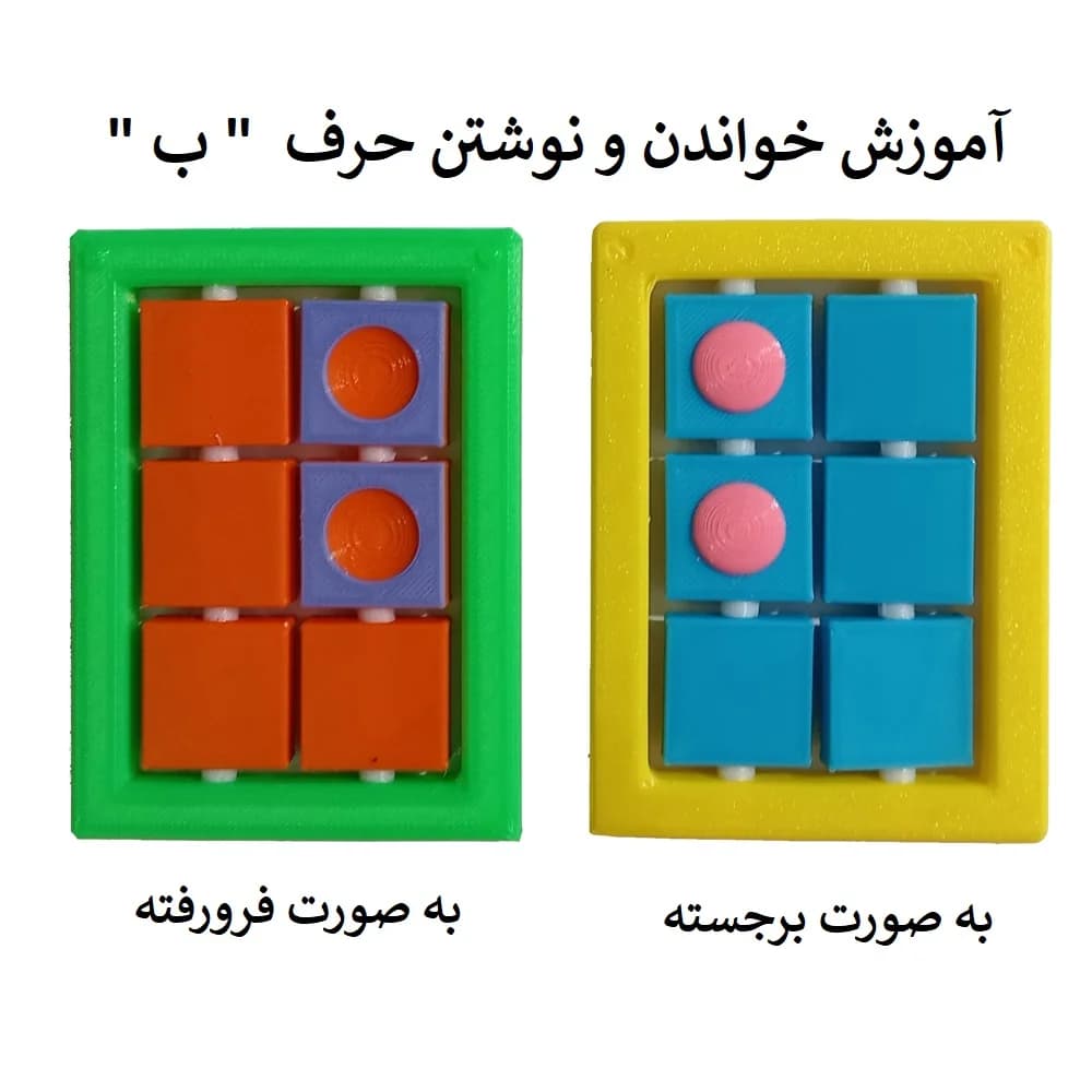 پکیج آموزشی خط بریل | آموزش خواندن و نوشتن بریل فارسی و انگلیسی — تصویر ۹