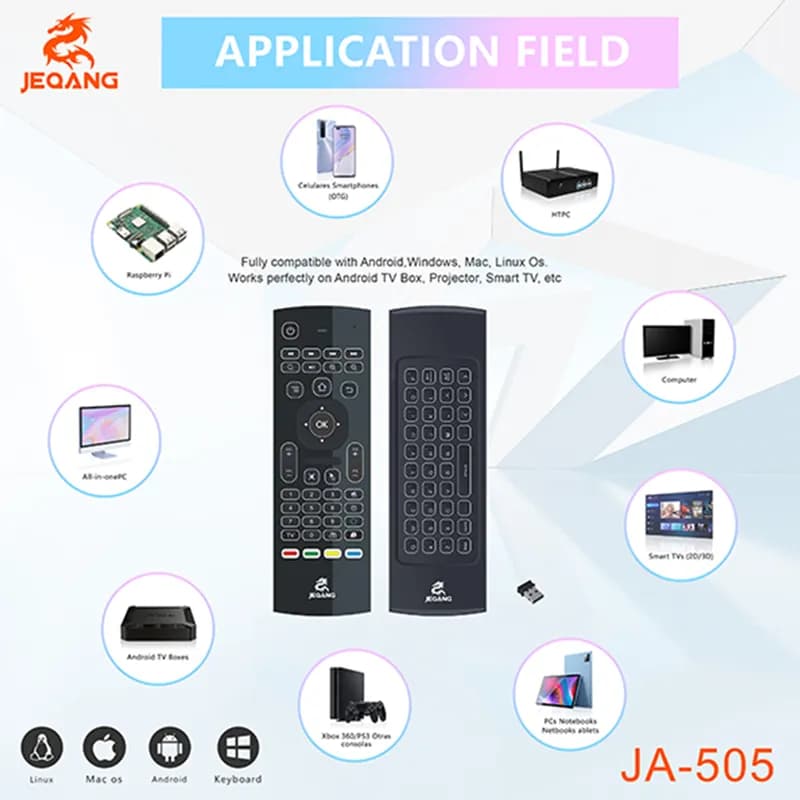 ریموت کنترل ایر ماوس جکنگ مدل Jeqang JA-505 — تصویر ۳