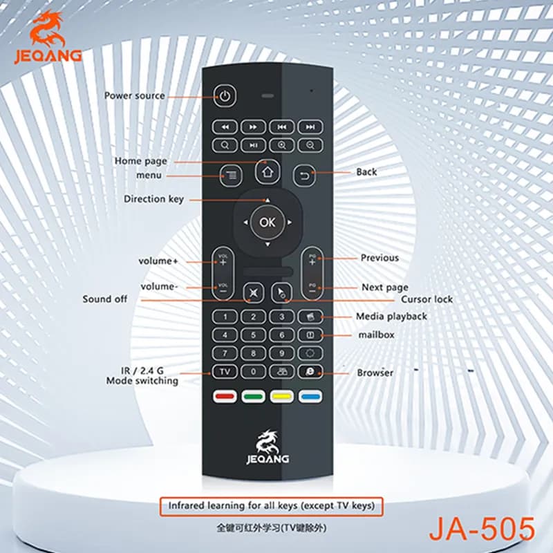 ریموت کنترل ایر ماوس جکنگ مدل Jeqang JA-505 — تصویر ۹