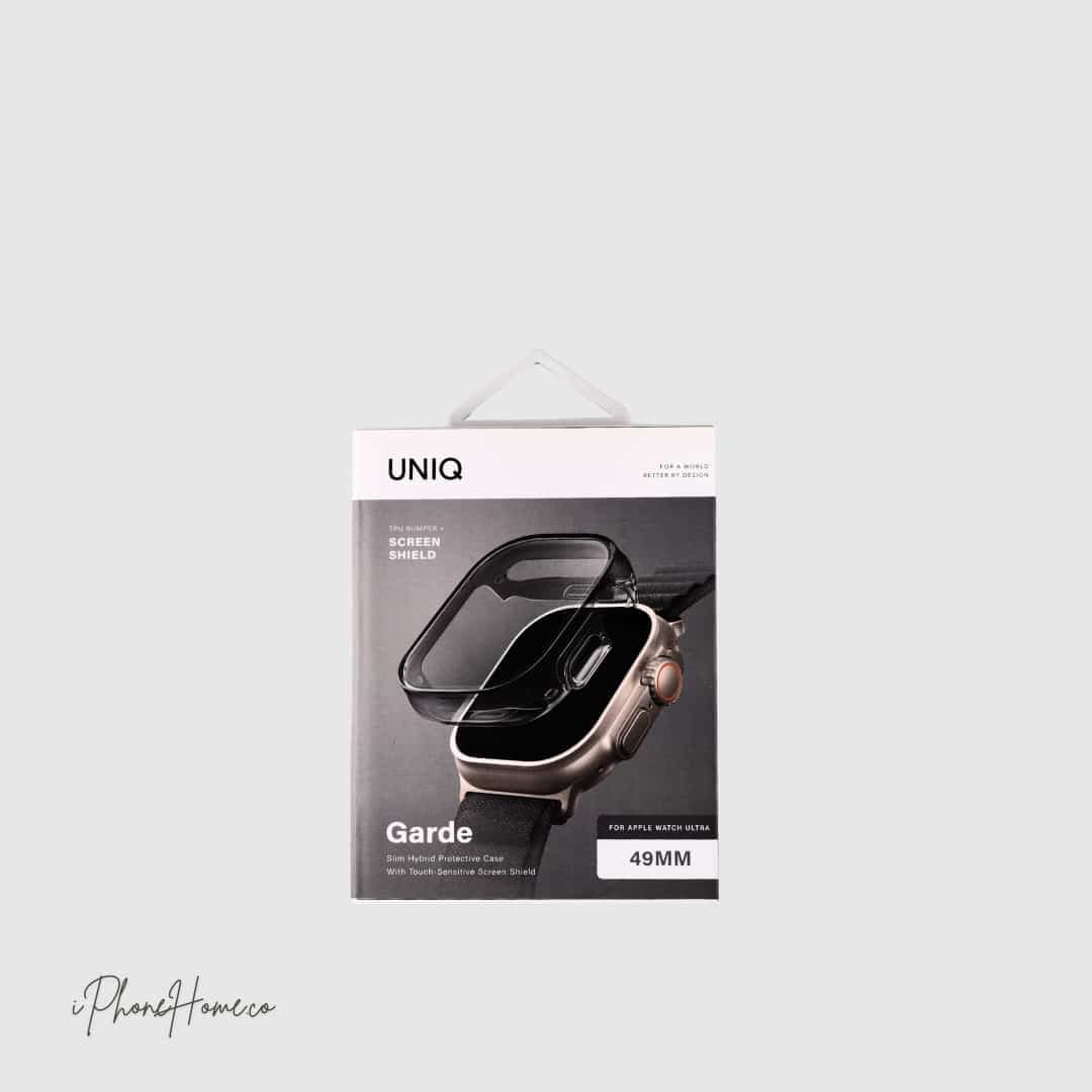 محافظ اپل واچ اولترا یونیک مدل GARDE 49MM دودی (7475)