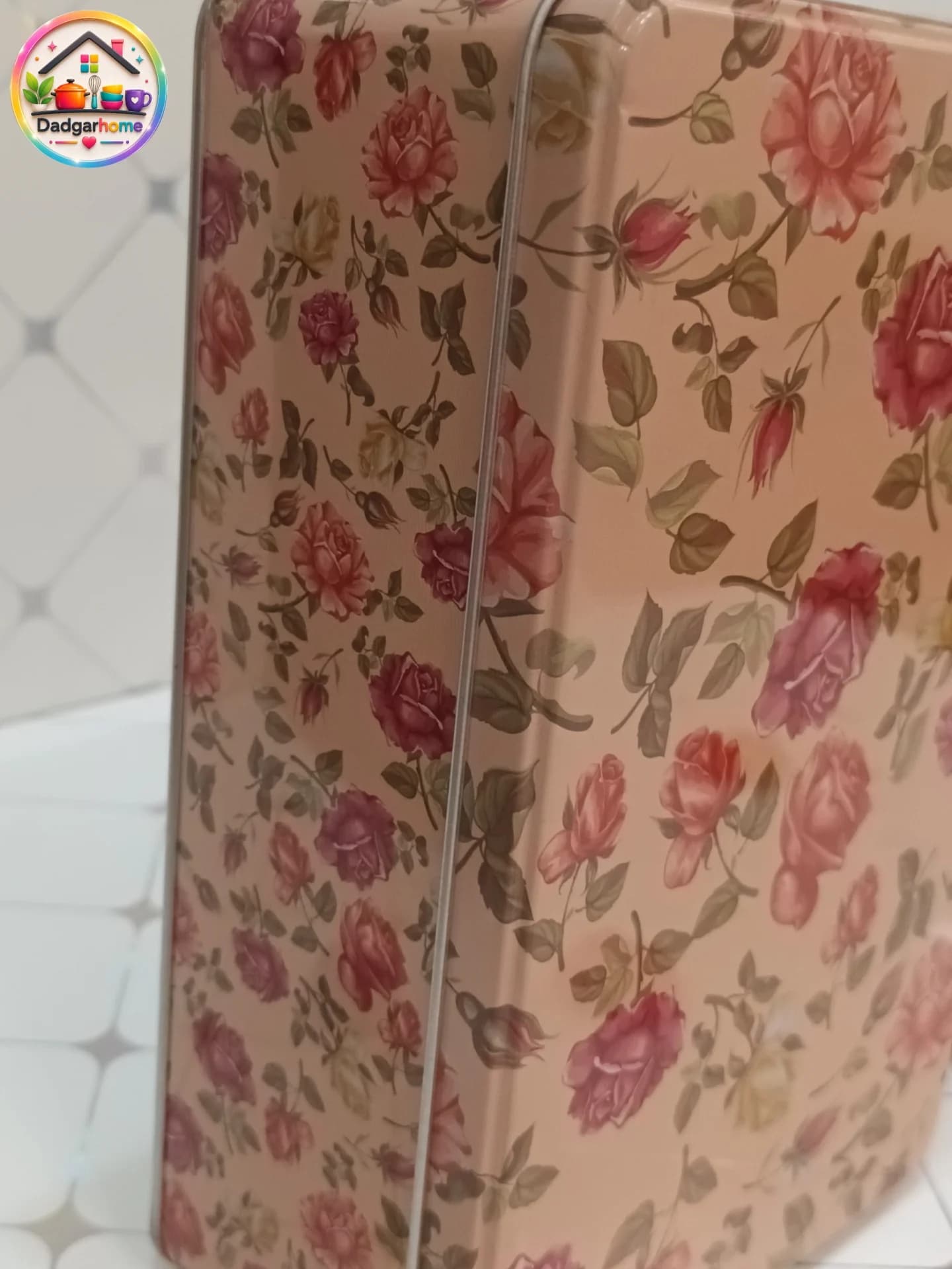 جعبه فلزی جواهرات مستطیل — تصویر ۷
