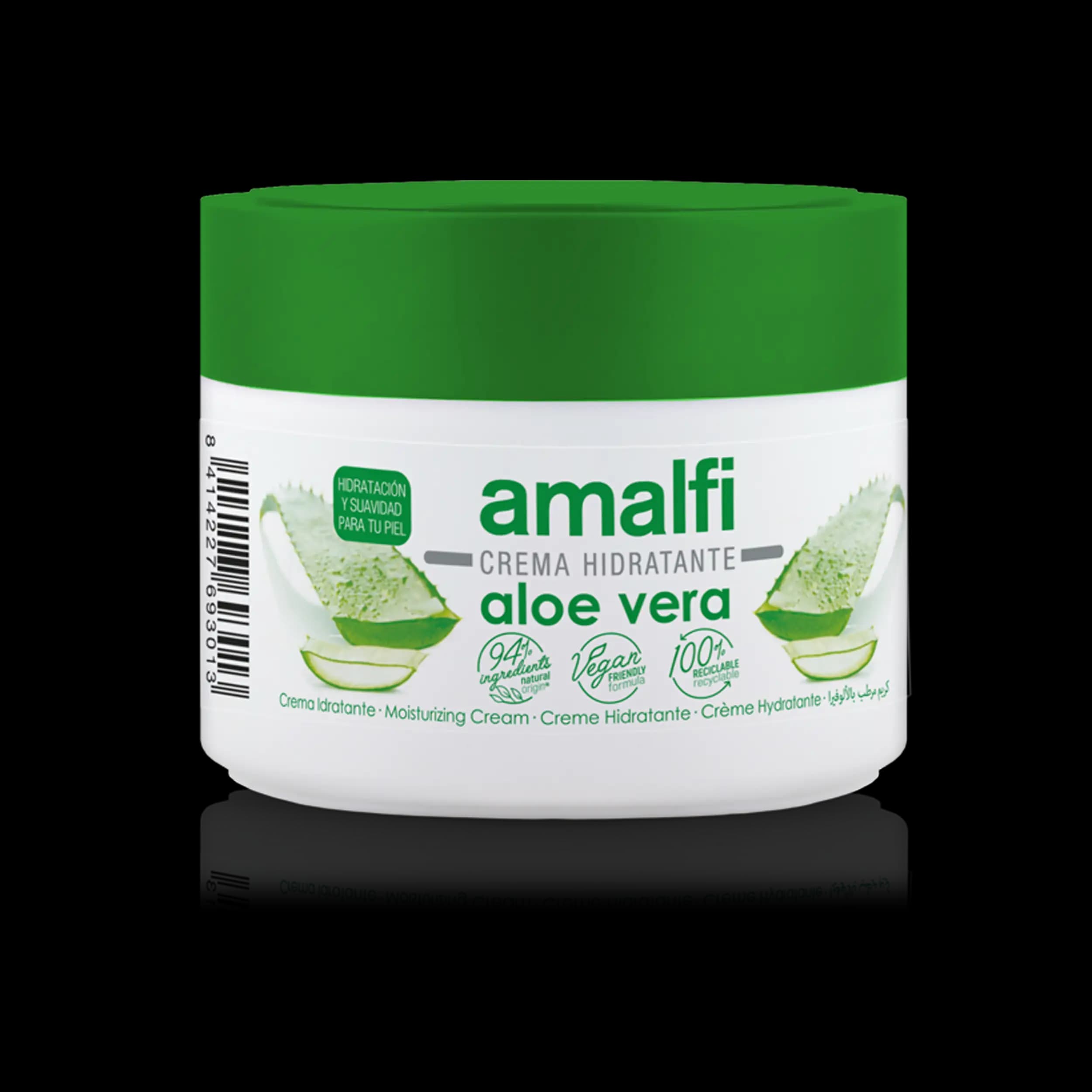 کرم آلوئه ورا کاسهای 250 میل آمالفی (Amalfi Aloe Vera Moisturizing Cream 250 ml)