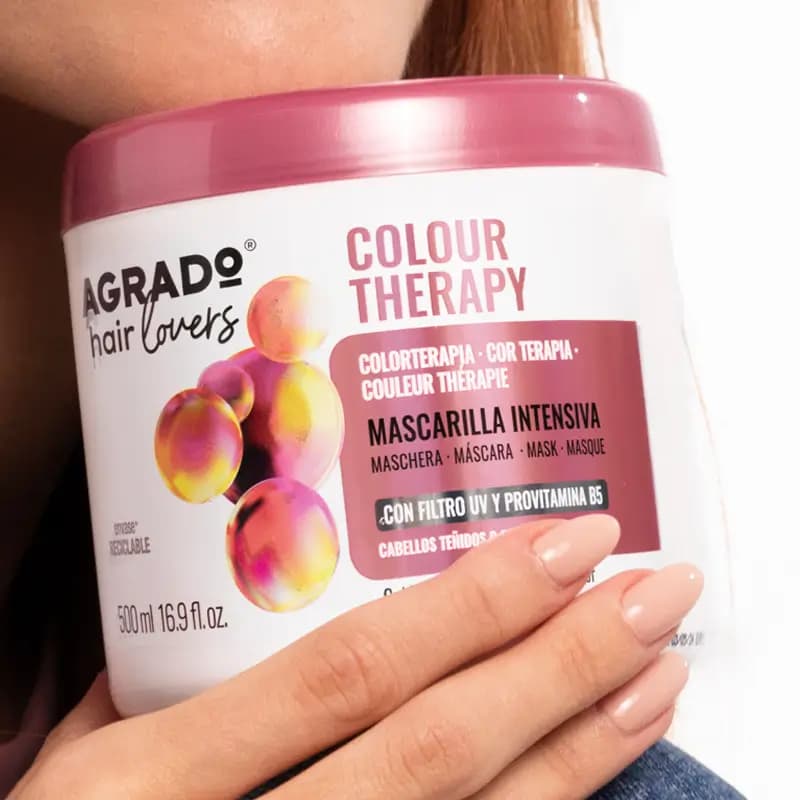 ماسک مو موهای رنگ شده 500 میل آگرادو | Colour Therapy Professional Hair Mask — تصویر ۷