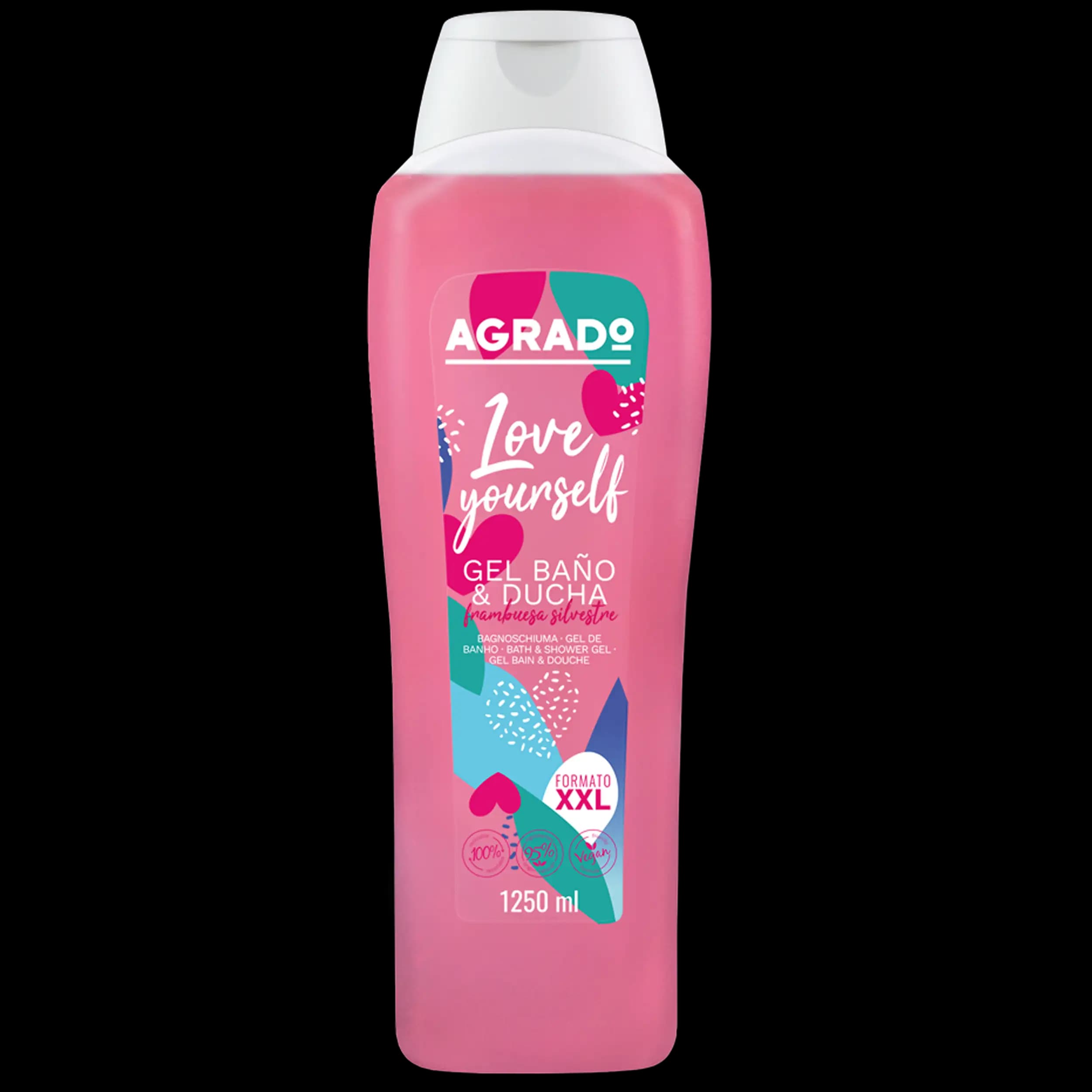 شامپو بدن 1250 میل لاو آگرادو | Love Yourself Shower Gel — تصویر ۶