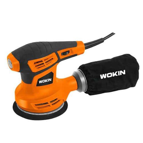 دستگاه پولیش سنباده زن برقی گرد اوربیتال سایز 125 میلی متر برند ووکین (WOKIN)