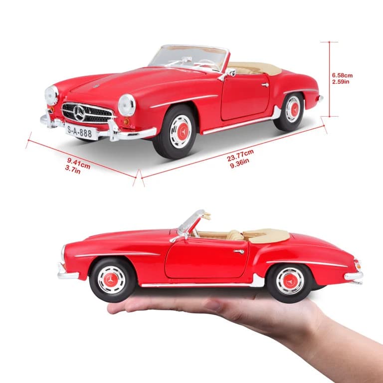 ماکت ماشین Mercedes-Benz 190SL 1955 برند Maisto — تصویر ۴