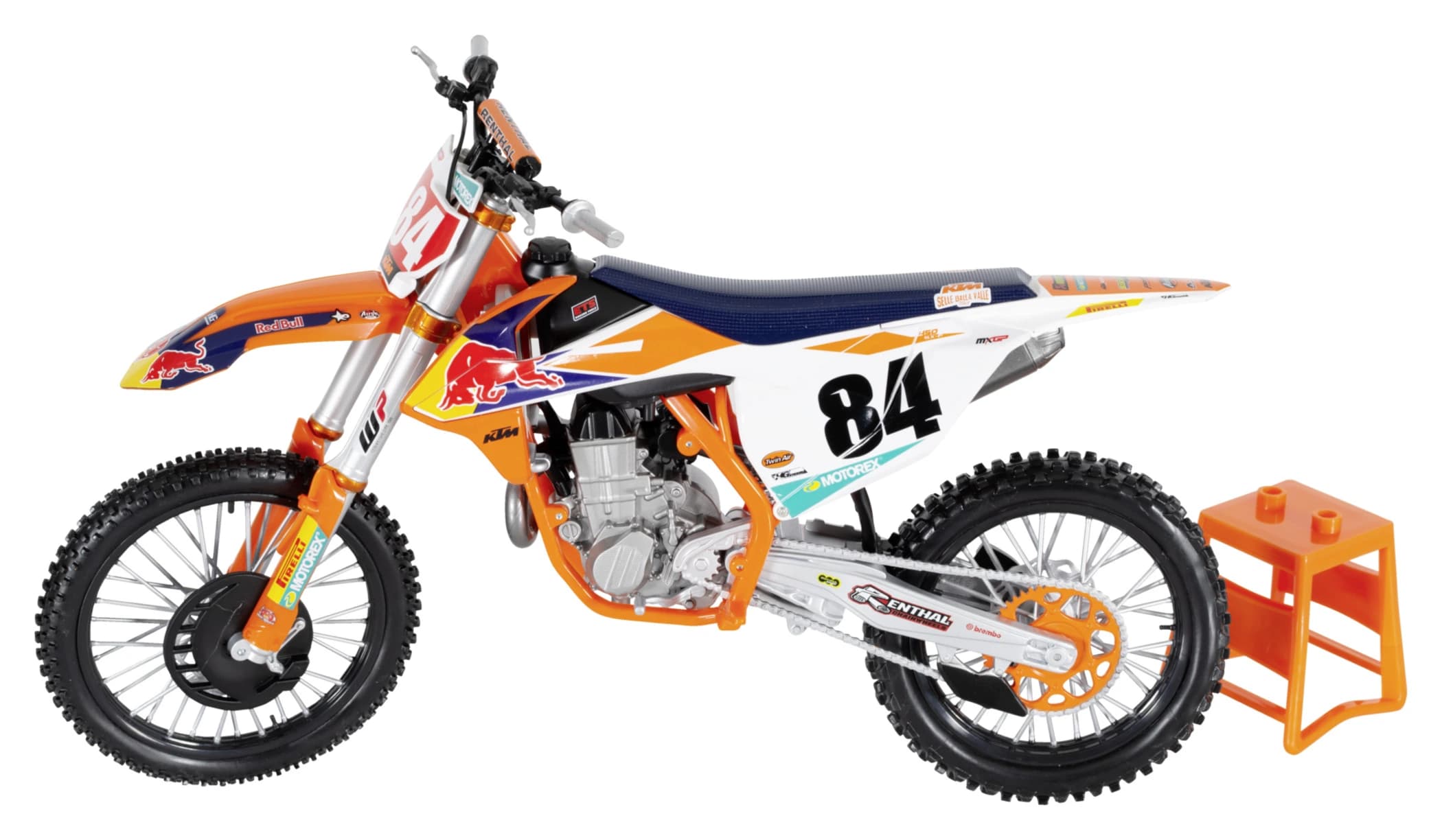 ماکت موتور KTM 450 SX-F RedBull برند Maisto مقیاس 1:6 — تصویر ۵