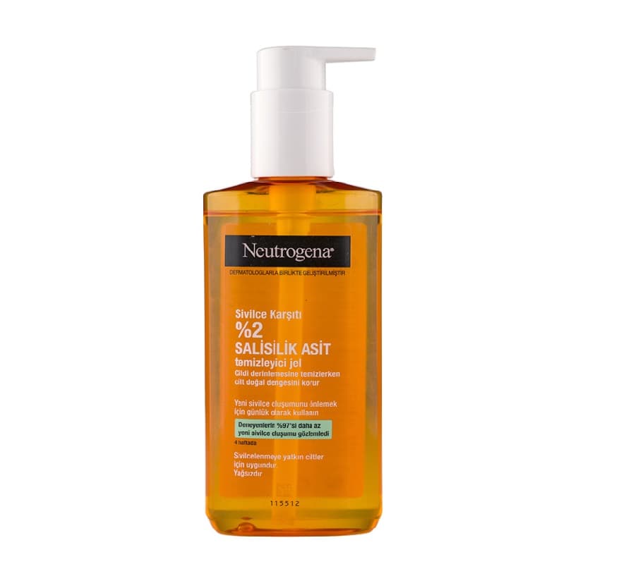 ژل شستشوی صورت نوتروژینا مدل ضد جوش حجم 200mL — تصویر ۲