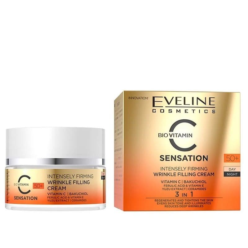 کرم ویتامین C اولاین مدل 3 در 1 سنسیشن +50 حجم 50mL — تصویر ۲