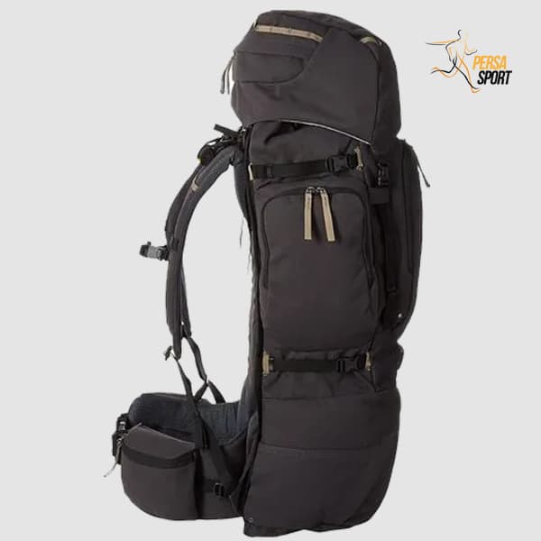 کوله پشتی مردانه جک ولفسکین HOBO KING 85 PACK Black — تصویر ۷