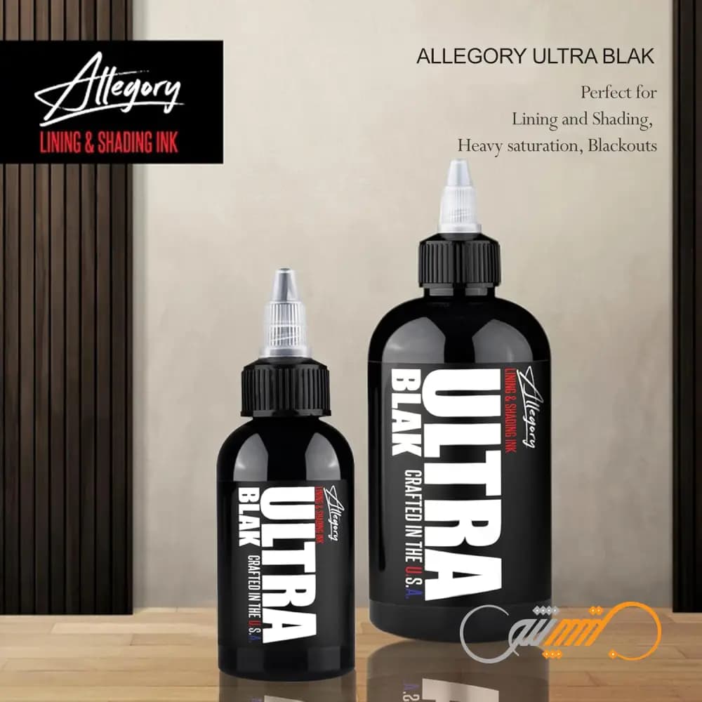 رنگ تتو الگوری Ultra Black برند Allegory — تصویر ۱۰