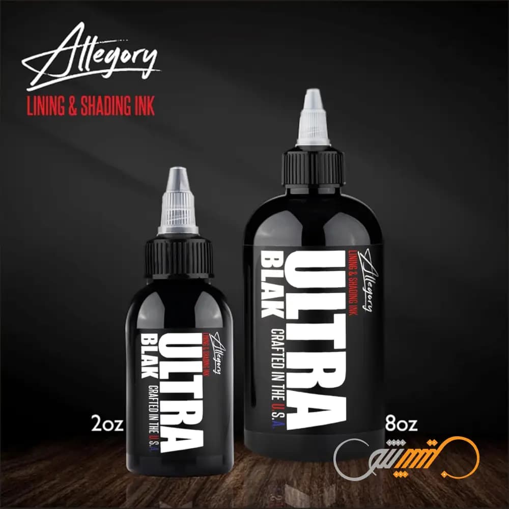 رنگ تتو الگوری Ultra Black برند Allegory — تصویر ۵