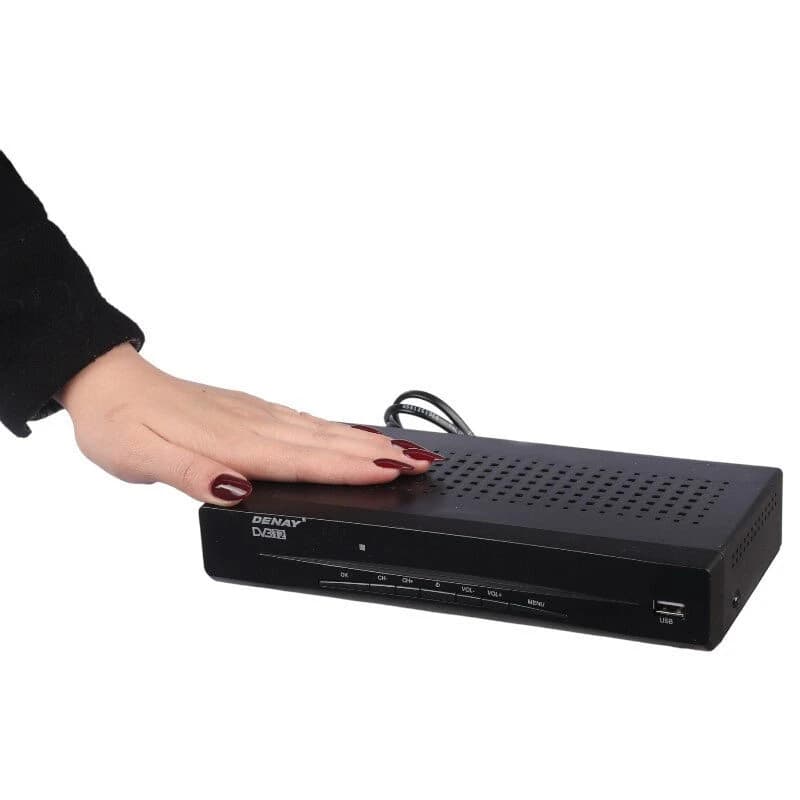 گیرنده دیجیتال دنای Denay STB1034H + کابل AV — تصویر ۵