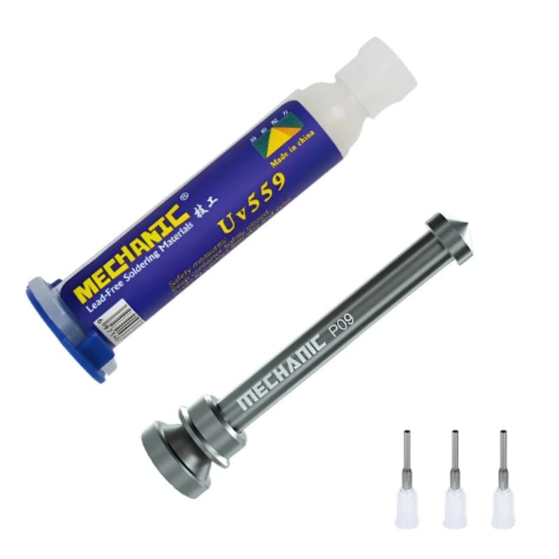 خمیر فلکس سرنگی Mechanic UV-559 P09 10ml — تصویر ۴
