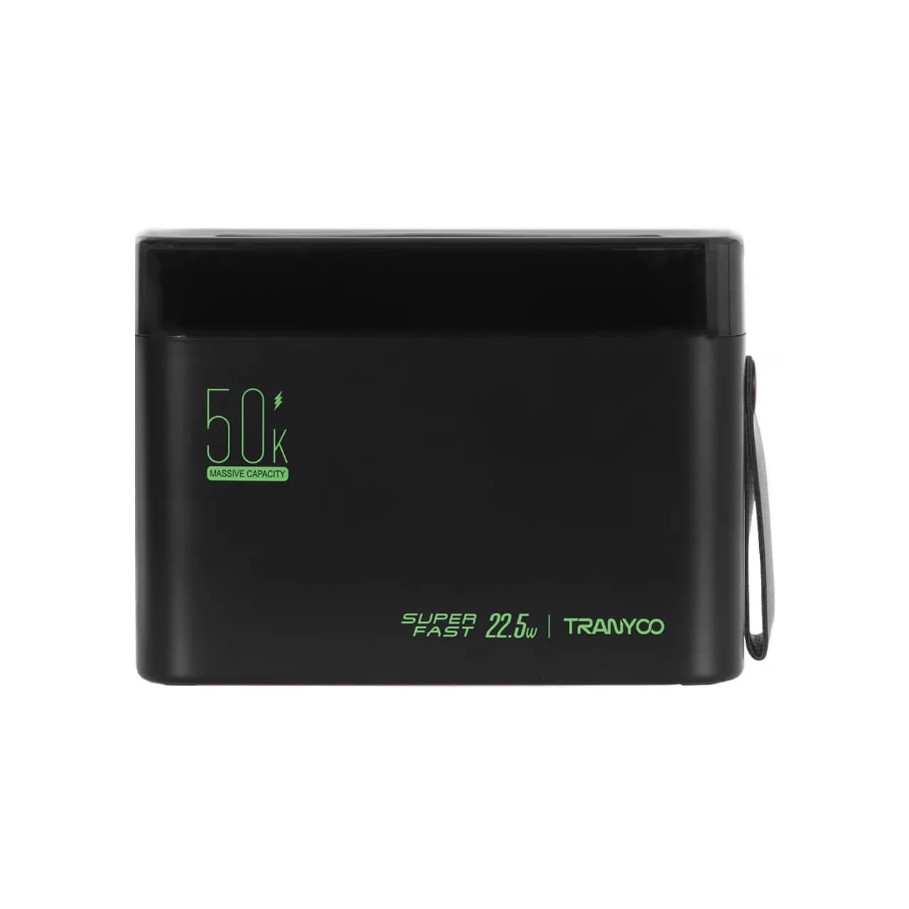 پاوربانک بی سیم 22.5 وات ترانیو مدل T-L5 ظرفیت 50000 میلی آمپر ساعت به همراه کابل USB/TC