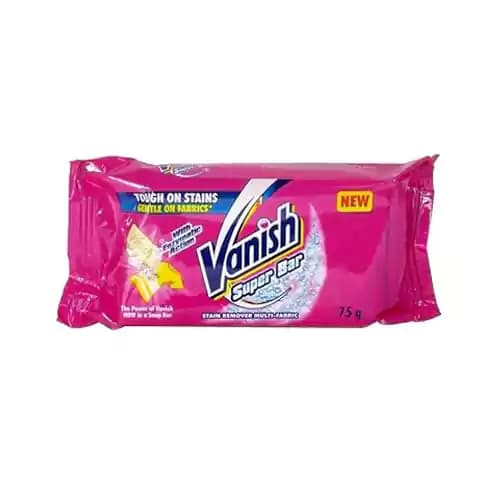 صابون لکه بر لباس برزیلی ونیش مناسب انواع پارچه 75 گرم Vanish — تصویر ۲