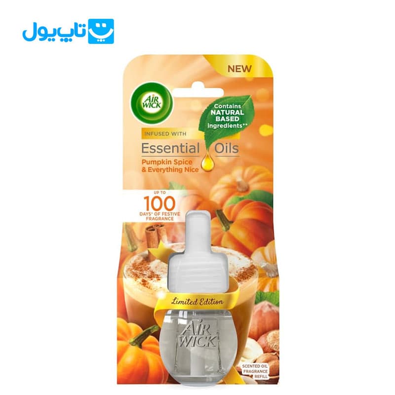 یدک دستگاه خوشبو کننده هوا ایر ویک Air wick با رایحه کدو تنبل حجم 19 میلی لیتر — تصویر ۳