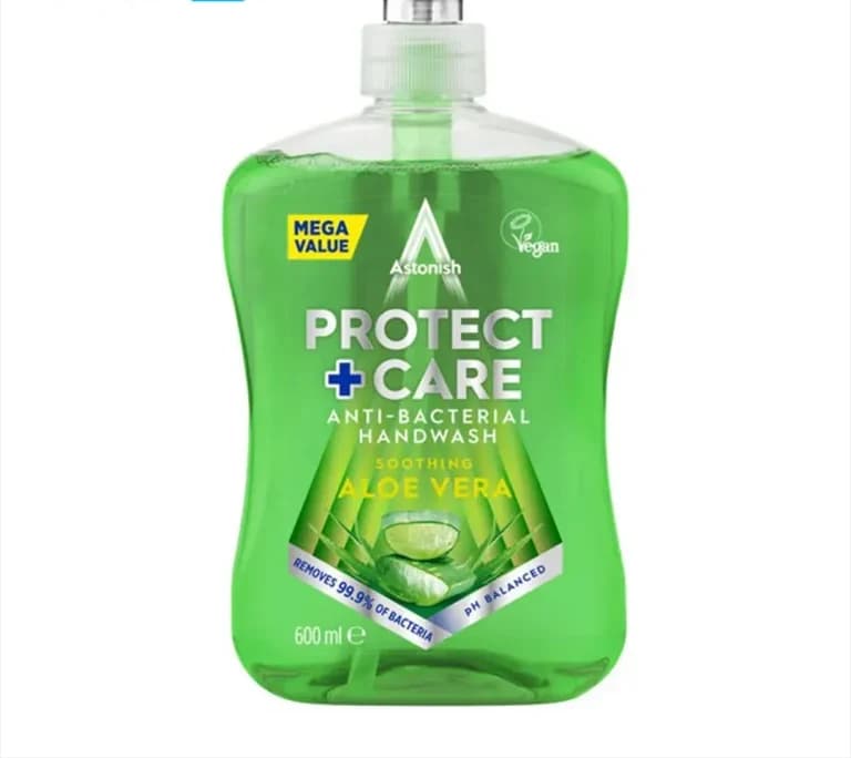 مایع دستشویی استونیش Astonish مدل Protect & Care حجم 600 میلی لیتر — تصویر ۲
