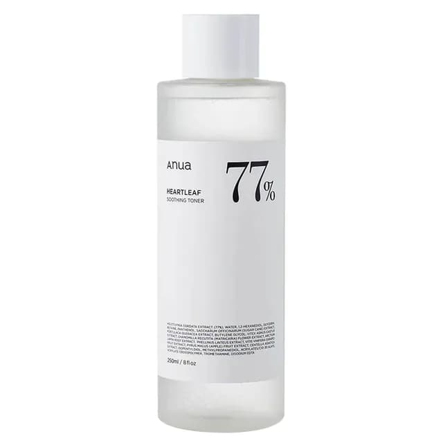 تونر آبرسان و ضد التهاب و قرمزی آنوا Anua مدل Heartleaf 77% حجم 250 میل — تصویر ۴