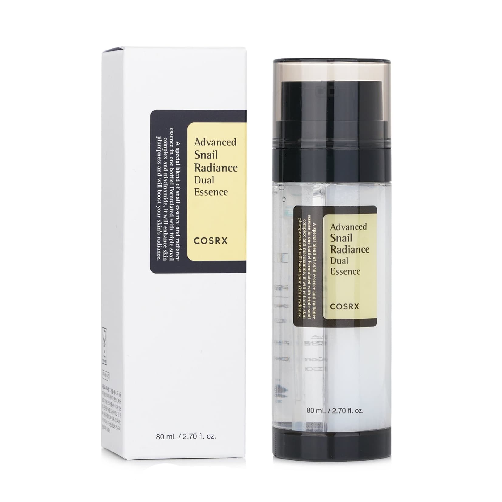 اسنس دوگانه حلزون کوزارکس Cosrx مدل Radiance Dual حجم 80 میل — تصویر ۵