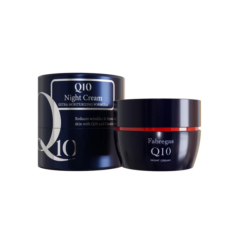 کرم شب ضد چروک فابریگاس مدل هیالورونیک اسید کد Q10 حجم 50 میلی لیتر — تصویر ۸