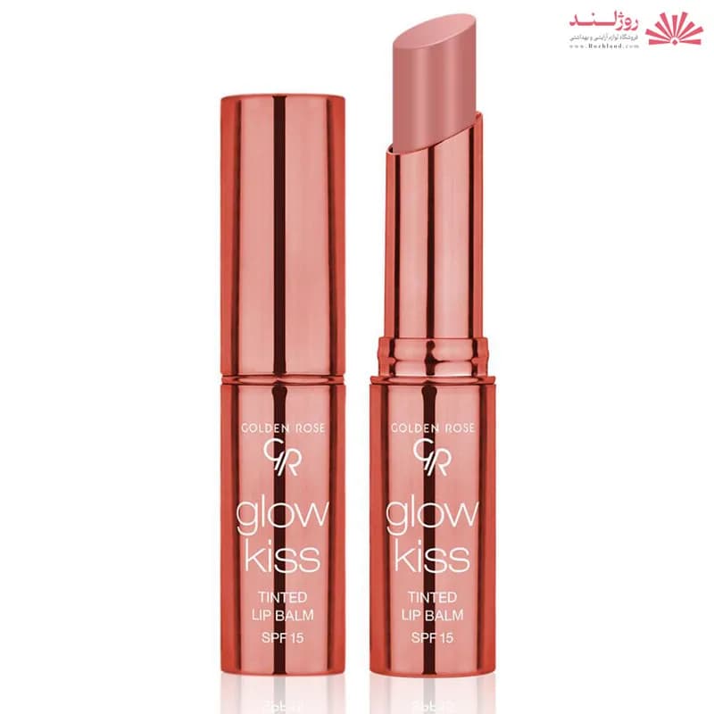 بالم لب رنگی گلدن رز Golden Rose شماره 01 رنگ Vanilla Latte — تصویر ۳