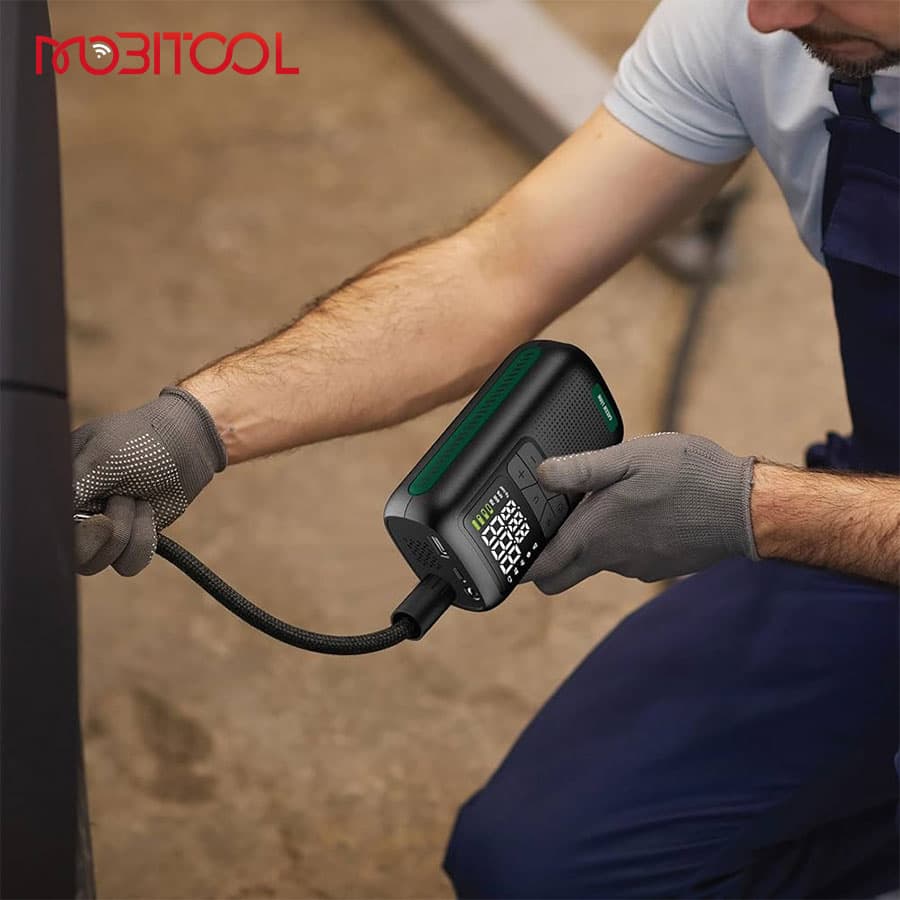 پمپ باد شارژی گرین لاین Green Lion GL-A4 Tire Inflator 150PSI — تصویر ۴