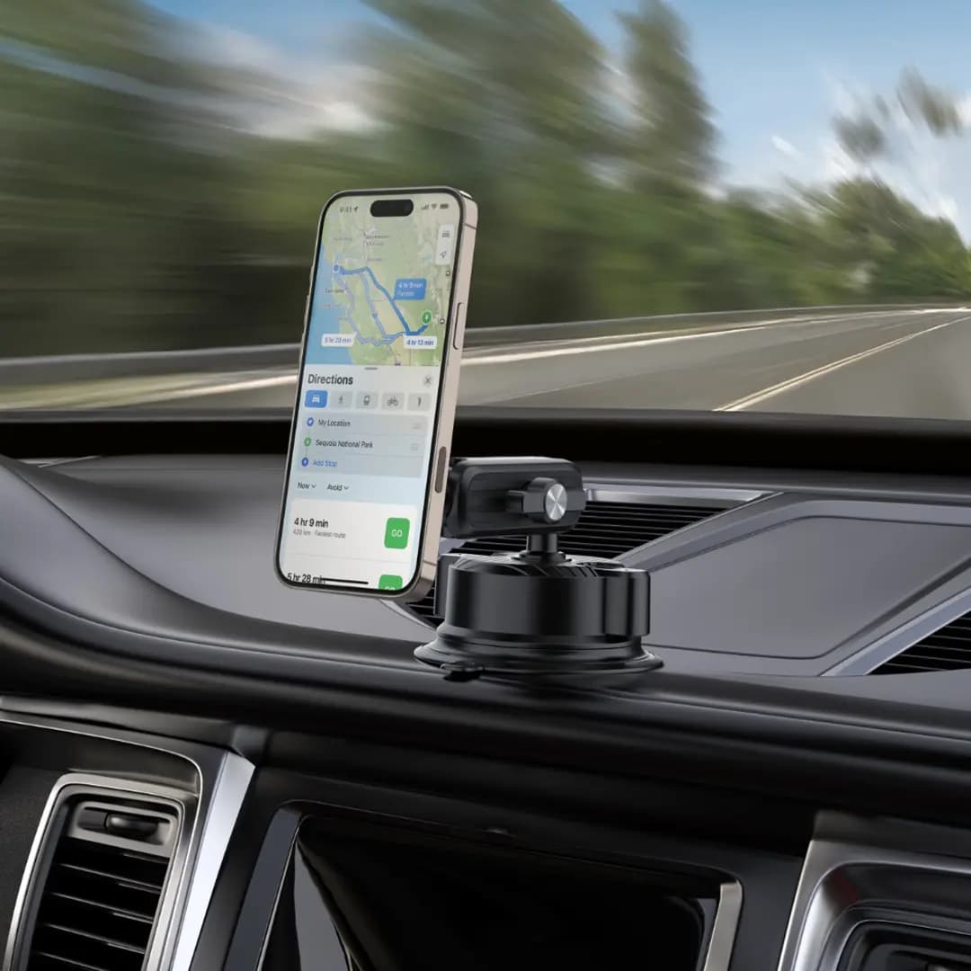 هولدر موبایل مگ سیف پرودو Porodo Magsafe Magnetic Dash & Windshield Mount PD-HSM15 — تصویر ۱۱