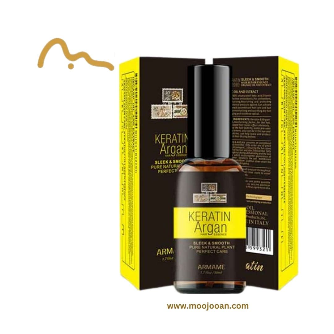 روغن مو کراتین و آرگان آرمامه