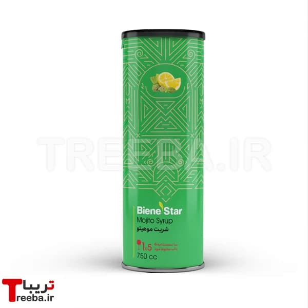 شربت لیمو نعناع بین استار ( موهیتو ) 750 سی سی — تصویر ۲