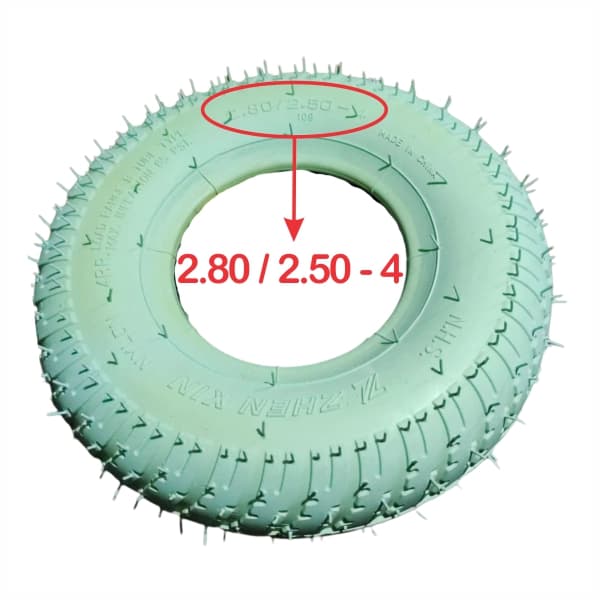 لاستیک تیوپ ویلچر برقی 2.50*2.80