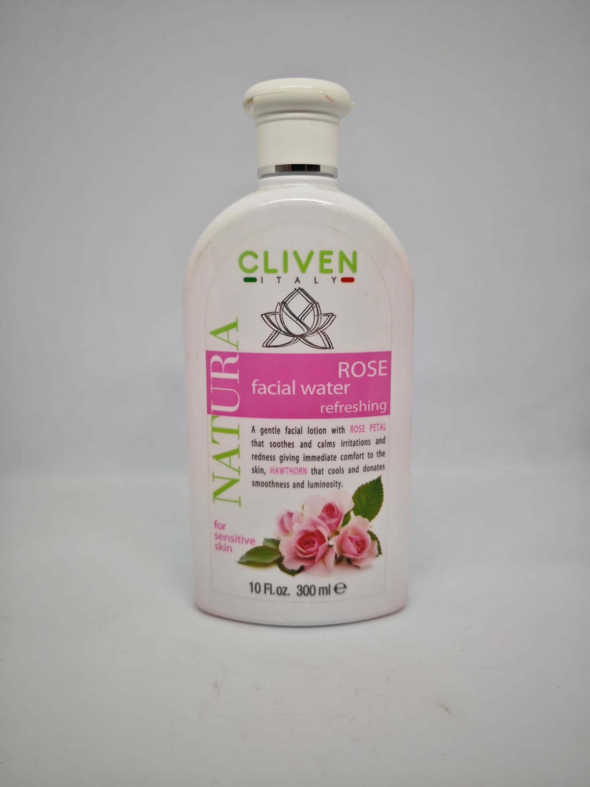 تونیک آب گل رز کلیون CLIVEN مدل Rose Facial Water حجم 300 میلی لیتر