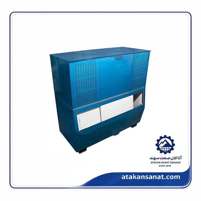 یخساز تمام اتوماتیک با ظرفیت تولید 500 کیلو یخ حبه ایی — تصویر ۴