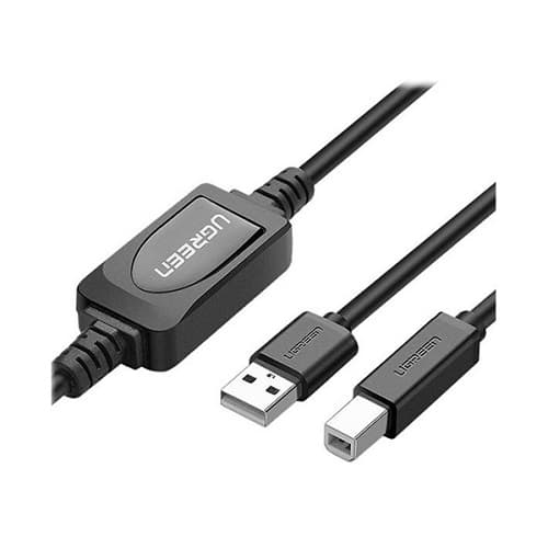کابل پرینتر اکتیو USB 2.0 یوگرین مدل US122-10374 طول 10 متر Ugreen — تصویر ۲