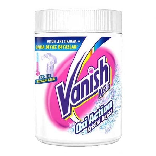 پودر لکه بر لباس های سفید ونیش 450 گرمی Vanish Oxi Action Crystal White