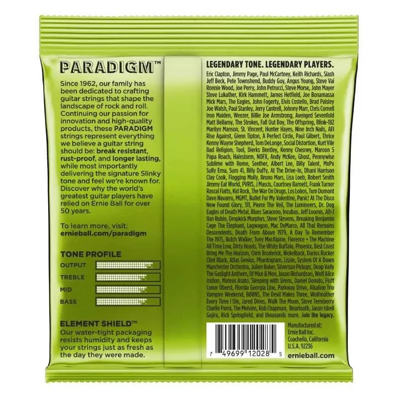 Ernie Ball Regular Slinky Paradigm Electric Guitar Strings 7-Strings – 10-56 – 2028 — تصویر ۳