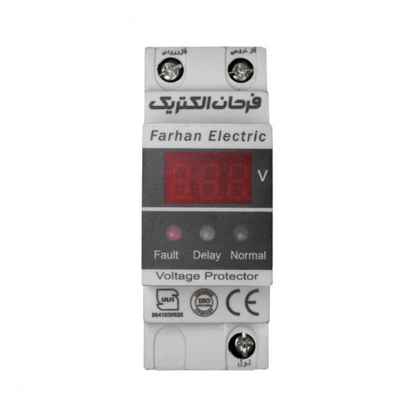 محافظ ولتاژ ورودی طرح مینیاتوری فرحان الکتریک ( Farhan Electric ) مدل 40 آمپر — تصویر ۱۲