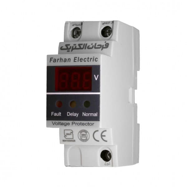 محافظ ولتاژ ورودی طرح مینیاتوری فرحان الکتریک ( Farhan Electric ) مدل 40 آمپر — تصویر ۸