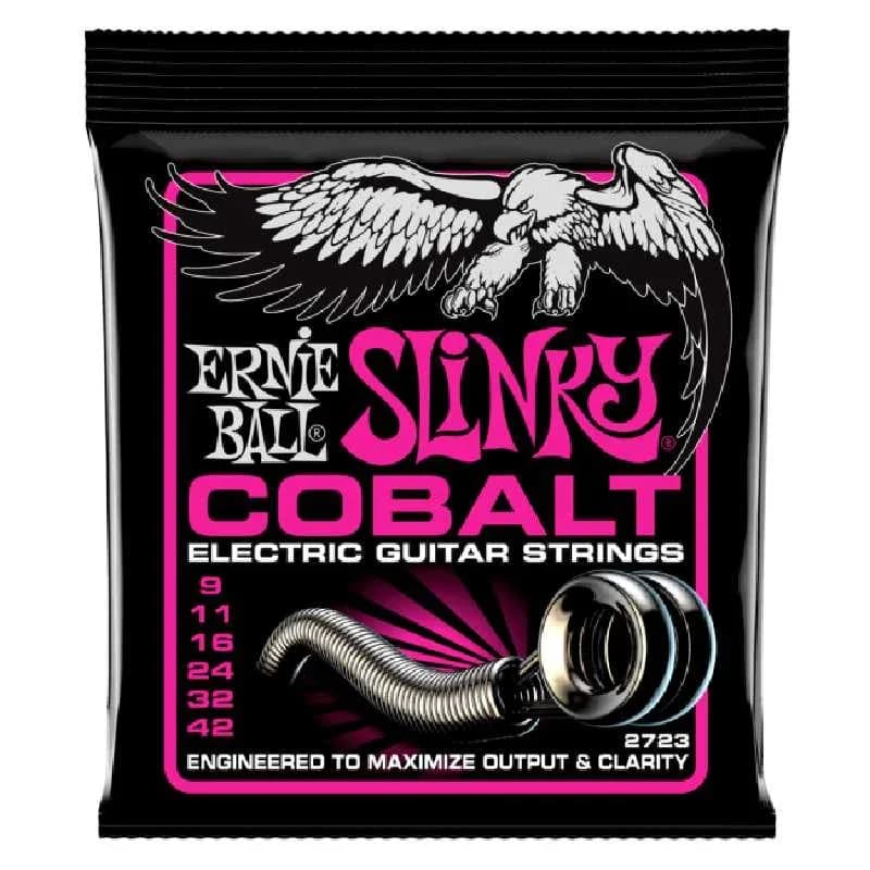 Ernie Ball Cobalt Super Slinky Elecric Guitar Strings – 9-42 – 2723 — تصویر ۲