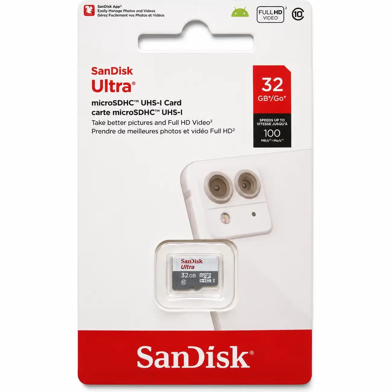 کارت حافظه میکرو اس دی سن دیسک مدل SDSQUNR-032G-GN3MN ظرفیت 32GB — تصویر ۱۰