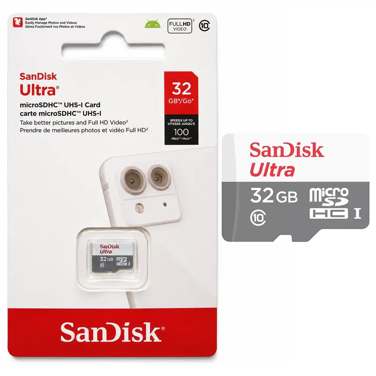 کارت حافظه میکرو اس دی سن دیسک مدل SDSQUNR-032G-GN3MN ظرفیت 32GB — تصویر ۷