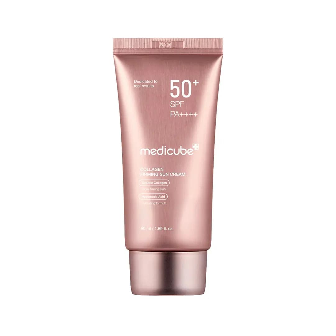 کرم ضد آفتاب کلاژن و روشن کننده مدی کیوب SPF50+ PA++++ حجم 50 میل | Medicube Collagen Glow Sunscreen SPF50+ PA++++ 50ml — تصویر ۴