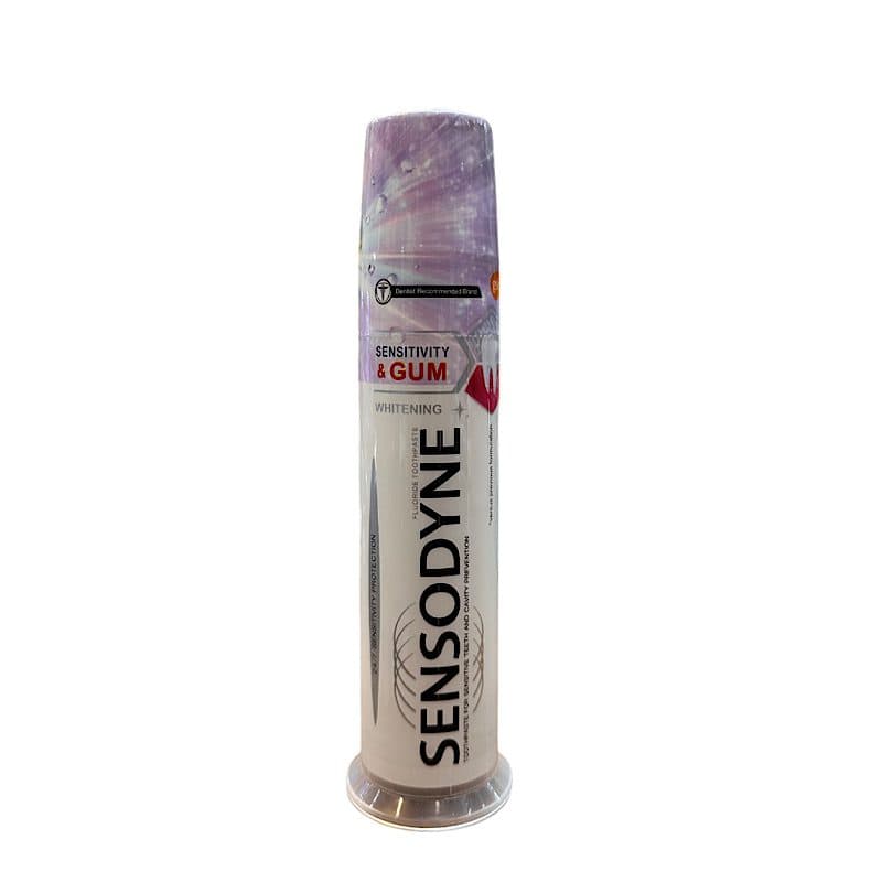 خمیر دندان سفید کننده پمپی سنسوداین سری Sensitivity & Gum حجم 100 میل — تصویر ۶