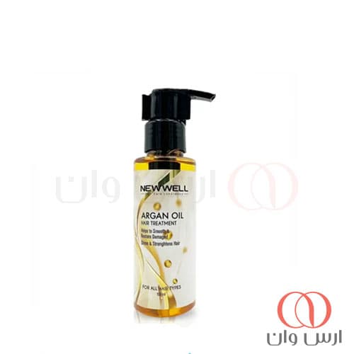 روغن آرگان نیوول مدل Hair Treatment مناسب انواع مو 100 میل — تصویر ۸