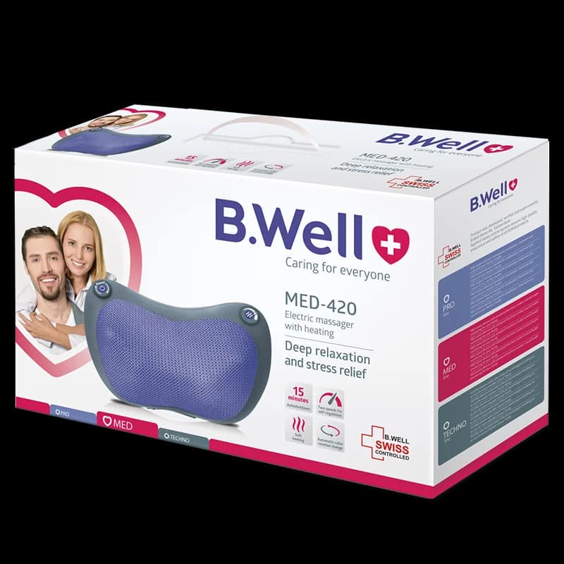 ماساژور برقی گرمکن B.WELL Med-420 — تصویر ۶