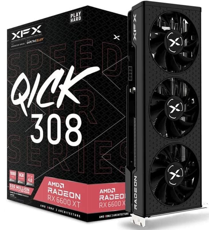 کارت گرافیک XFX AMD RX 6600 XT QICK 308 8GB